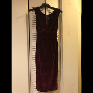 ModCloth red velvet dress
